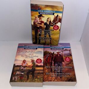 3 Love Inspired romance Western Collection Books bundle